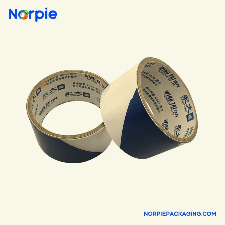 ເທບເຕືອນໄພສີຟ້າ ແລະສີຂາວ